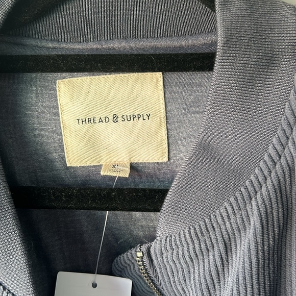 Women's Gray Bomber Jacket - Picture 2 of 4